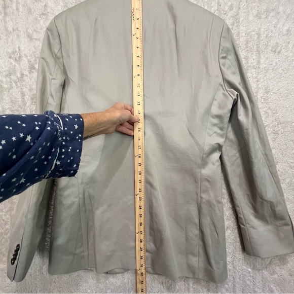 Banana Republic Men's Tailored Fit Linen Blazer Clay Sz 42L Career Professional - Picture 14 of 16